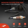A-premium O2 Oxygen Sensor Compatible With Toyota Prius 2004 2005 2006 2007 2008 2009 L4 1 5l Upstream And Downstream 2-pc Set