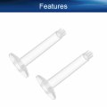 Auniwaig 5pcs 3cc Dispenser Solder Glue Cones Accessories 3ml Dispensing Machine Transparent Adhesive Tube Liquid With Piston