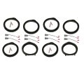 4 Pairs Speaker Mounting Adapter With Wiring Harness For Honda Civic Accord Crv 6 5a A 