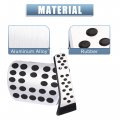 X Autohaux 2pcs Aluminium Alloy Gas Accelerator Pedal Covers Brake Foot Pads For Mercedes-benz C E S Glc Gle Gls Cls Class W205