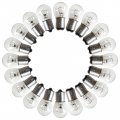 Nghtmre 20 Packs 1156 1157 12v Light Bulb Auto Car Brake Stop Signal Turn Reverse Tail Lamp