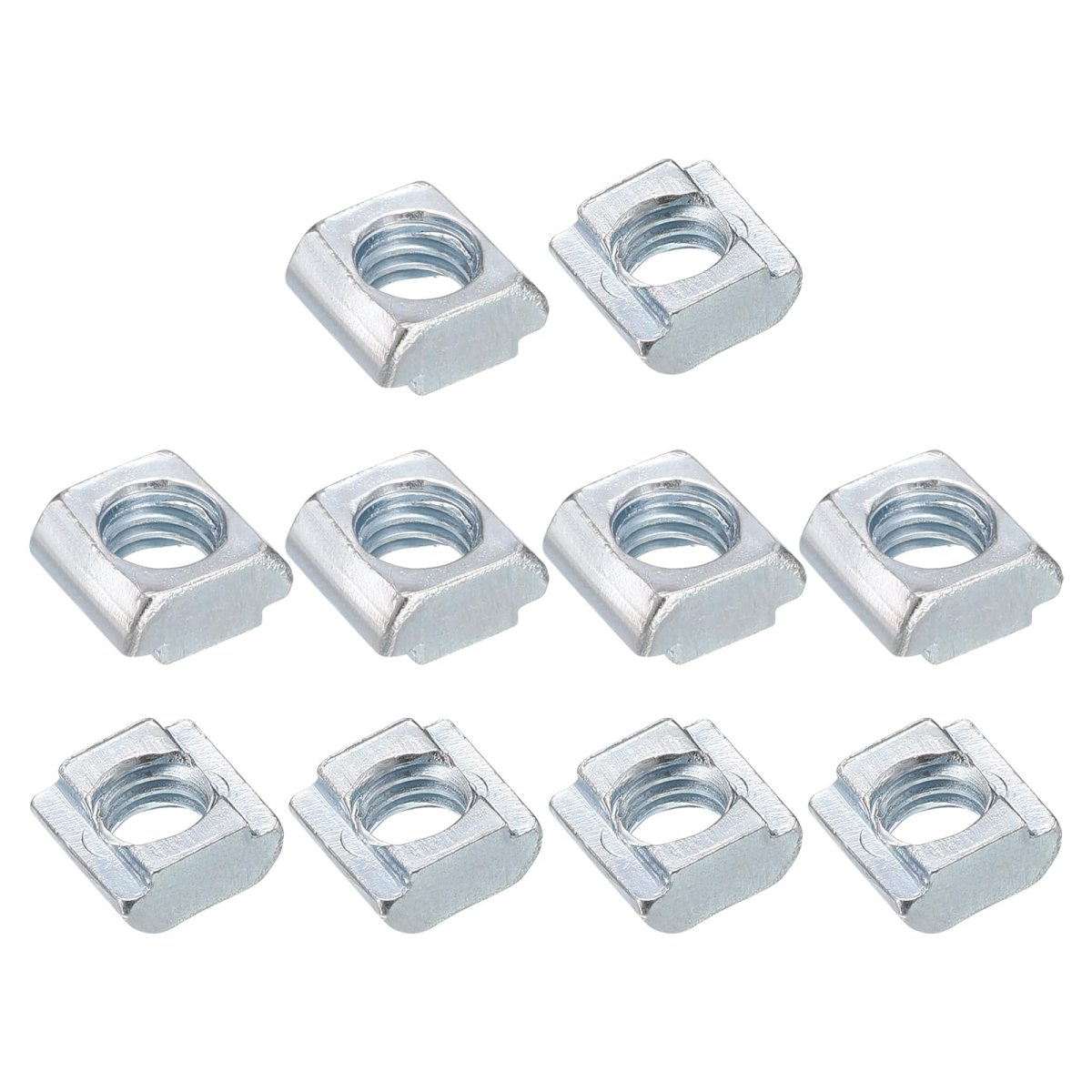 T Nuts 25pcs Galvanized Carbon Steel Slot Bolts 2020 Series M6 Hammer Head Fastener Sliding For Aluminum Extrusion Profile