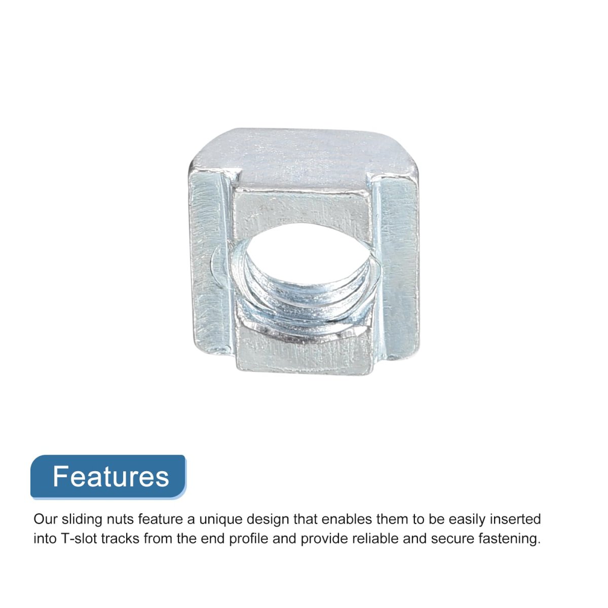 T Nuts 25pcs Galvanized Carbon Steel Slot Bolts 2020 Series M6 Hammer Head Fastener Sliding For Aluminum Extrusion Profile