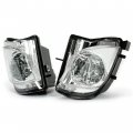 Fog Lights Assembly For 2006-2010 Lexus Is250 Is350 Lamp Set Bumper Driving Light Replacement Driver Passenger Side Clear Lens