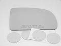 98-03 Sienna Convex Right Passenger Replacement Mirror Glass Lens W Adhesive Pads 