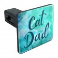 Cat Dad Tow Trailer Hitch Cover Plug Insert