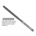 Uxcell Hand Reamers 4mm H8 Metric Reamer Drill Bit For Metal Wood Hole Reaming Straight Flute High Speed Steel Hss Tool