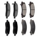 Aintier Automotive Replacement Brake Pads Front Rear Fit For Buick Lucerne 2006-2011 For Cadillac Dts