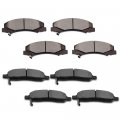 Aintier Automotive Replacement Brake Pads Front Rear Fit For Buick Lucerne 2006-2011 For Cadillac Dts