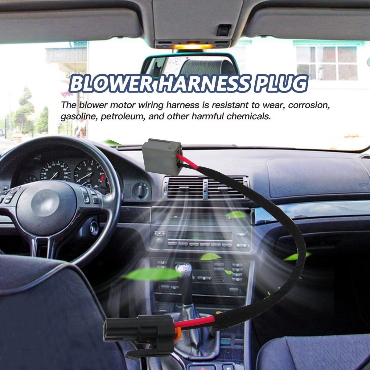 Blower Motor Wiring Harness 15-75221 For Chevy Silverado Suburban Tahoe Avalanche Gmc Sierra Yukon Cadillac Escalade Hummer H2