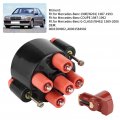Qiilu Ignition Distributor Cap And Rotor Kit A0001584902 0001584902 For 190 W201 Coupe G Class