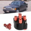 Qiilu Ignition Distributor Cap And Rotor Kit A0001584902 0001584902 For 190 W201 Coupe G Class