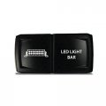 Ch4x4 Rocker Switch V2 Led Light Bar Symbol Horizontal Red