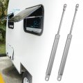 X Autohaux 2 Pcs 10 Inch 18ib 80n Silver Tone Lift Supports Struts Shocks Gas Spring Universal For Rv Car Truck Boat Window