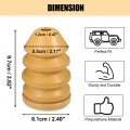 X Autohaux Rear Upper Bump Stop Axle Jounce Bumpers Fit For Jeep Liberty 20-2007 2 4l 2 8l 3 7l Replacement 52088705ab 2pcs
