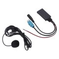 Aux In Cable Adapter Stereo Full Speed With Removable Microphone Replacement For 2009 Up Black