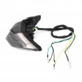 Topteng Motorcycle Tail Light With Turn Signals Rear Brake Taillight Assembly Fits For Kawasaki Ninja 250 2013-2017 300