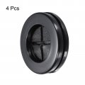 Uxcell Rubber Grommet Round Double-sided Mount Dia 48 Mm Id 36 For Wire Protection 4pcs