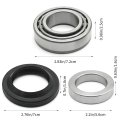 Zreneyfex 43252-7s200 Rear Axle Shaft Oil Seal Kit Replacement For Jeep Many Models Replaces 52765 432527s200