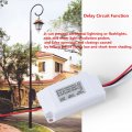 Photoelectric Switch Delay Light Control Sensor Ip44 Dc12v 24v Ac220v Rainproof 25a 100w Mini Outdoor Photo For Lamps Photocell