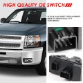 Oe Style Driver Side Master Power Window Control Switch Compatible With Gmc Silverado Sierra 1500 2500 3500 4-dr 07-14