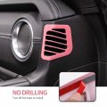 Cherocar Dashboard Side Air Conditioning Vent Trim Cover Interior Accessories Compatible With 2018-2023 Jeep Wrangler Jl Jlu