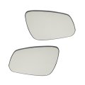 Heated Side Mirror Glass Pair For Chevy Spark 2016 2017 2018 Driver And Passenger Fits 94781630 94781628 No Turn Signal Or 