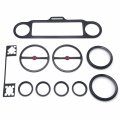 Httmt- Black Httmt Skull Inner Fairing Trim Kit Compatible With 06- 13 Electra Glide Street Trike P N Mt457-001-bk