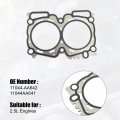 Uxcell 2pcs Cylinder Head Gasket No 11044-aa642 11044aa641 For Subaruester 2004-2005 For Outback 2005-2006