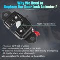 Rear Liftgate Door Lock Actuator For Nissan Frontier 2005-2021 Tailgate Latch Assembly No 90503zp50a 90502zp50a Black 1 Pair
