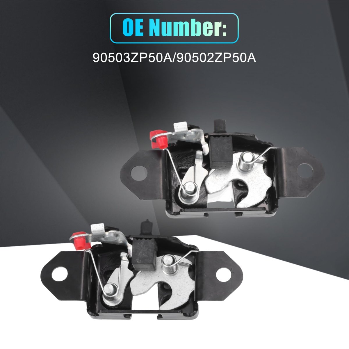 Rear Liftgate Door Lock Actuator For Nissan Frontier 2005-2021 Tailgate Latch Assembly No 90503zp50a 90502zp50a Black 1 Pair