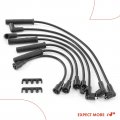 A-premium Ignition Spark Plug Wires Set Of 7 Compatible With Jeep Cj5 1977-1983 Cj7 1977-1986 Scrambler 1981-1985 Wrangler