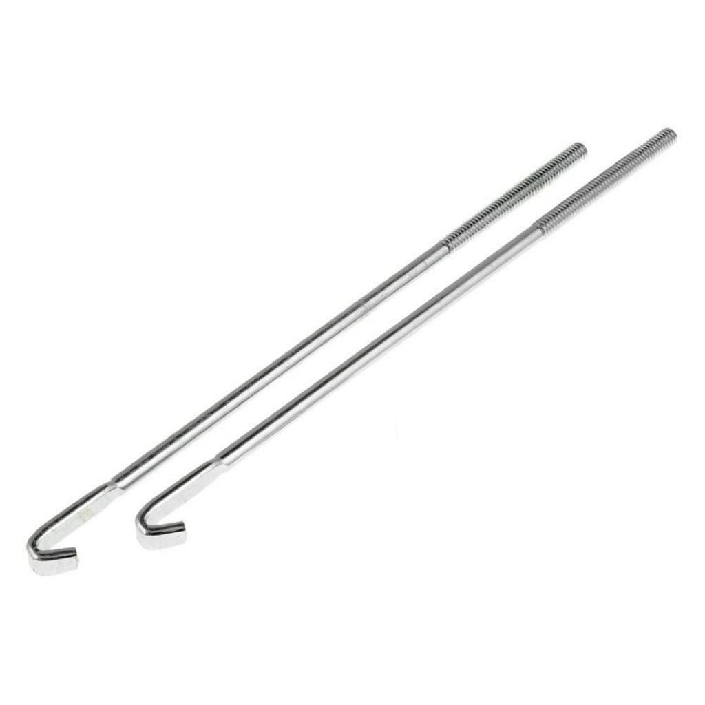 Battery Hold Down Kit Steel Silver Frame 10 Inches Length 0 31 Width
