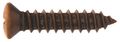 The Hillman Group 2852 6 X 5 8-inch Oval Head Antique Brass Decorative Sheet Metal Screw 40-pack 