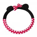 Drflysd 1 Pcs 380mm Car Girl Carto Steering Wheel Covered General Cute Cover Plush 