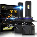 Cougar Motor 9012 Led Bulbs Hir2 Fog Lights For Car 18000lm 6500k Cool White Plug And Play Pack Of 2 