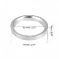 X Autohaux 2pcs Od 71 5mm To Id 60 1mm Aluminium Alloy Car Hub Centric Rings Wheel Bore Center Spacer