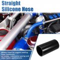 Uxcell 2 75 Id 6 Length 4-ply Reinforced High Temp Straight Coupler Silicone Reducer Hose Black For Car Intercooler Intake