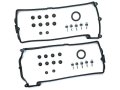 Valve Cover Gasket Set Of 2 With Gaskets Nut Seals Bolts Grommets And Cam Adjuster For 2004-2005 Bmw 645ci 4 4l V8 N62 