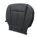 Driver Side Bottom Replacement Leather Seat Cover Black For Ford F-150 Super Crew Cab Model 2015 2016 2017 2018 2019 2020 2021 