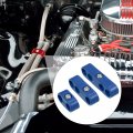 X Autohaux 2 Set 7mm-8mm Car Engine Spark Plug Wire Separator Looms Divider Organizer Clamp Plastic Blue