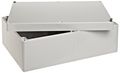 Bud Industries Pn-1335 Polycarbonate Nema 4x Box 10-27 64 Length X 7-17 Width 3-47 Height Light Gray Finish 