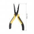 Uxcell Needle Nose Pliers 6-inch With Side Cutter Forged From Chrome-vanadium Steel Black Phosphate