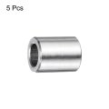 5 Pcs Stainless Steel Spacer 16 Bore X 1 2 Od 8 Length Screw Bushing Plain Finish Round Metal For Screws Bolts And Rods