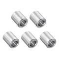 5 Pcs Stainless Steel Spacer 16 Bore X 1 2 Od 8 Length Screw Bushing Plain Finish Round Metal For Screws Bolts And Rods 