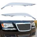 Front Bumper Molding Chrome Trim Set L R Replacement For 2011 2012 2013 2014 300 