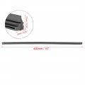 X Autohaux 2pcs 400mm 16inch 8x10mm 3 Section Rubber Windshield Wiper Blade Refills For Car
