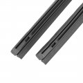 X Autohaux 2pcs 400mm 16inch 8x10mm 3 Section Rubber Windshield Wiper Blade Refills For Car