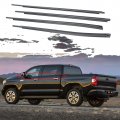 Weileite Exterior Window Moulding Belt Glass Sweep Felt Trim Seal Weatherstrip Kit For Toyota Tundra Crewmax 2007-2019 Replaces 