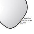 Car Rearview Right Passenger Side Mirror Glass Replacement W Backing Plate Convex Non-heated White For Kia Ceed 2009-2012